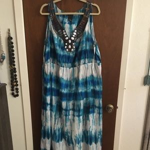Beautiful embroidered maxi dress